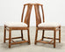 Set of Eight McGuire Organic Modern Rattan Dining Chairs