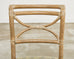 Set of Six McGuire Organic Modern Rattan Dining Chairs