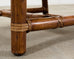 Set of Eight McGuire Organic Modern Rattan Dining Chairs