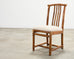 Set of Eight McGuire Organic Modern Rattan Dining Chairs