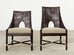 Set of Ten Barbara Barry for McGuire Caned Dining Armchairs