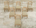 Set of Six McGuire Organic Modern Rattan Dining Chairs