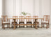Set of Eight McGuire Organic Modern Rattan Dining Chairs