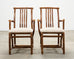Set of Eight McGuire Organic Modern Rattan Dining Chairs