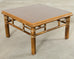 McGuire Organic Modern Rattan Oak Cocktail Coffee Table