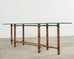 McGuire Organic Modern Bamboo Glass Console Table 8 Ft.