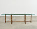 McGuire Organic Modern Bamboo Glass Console Table 8 Ft.