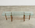 McGuire Organic Modern Bamboo Glass Console Table 8 Ft.