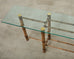 McGuire Organic Modern Bamboo Glass Console Table 8 Ft.