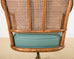 McGuire Rattan Cane Swivel Executive Office Desk Chair