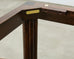 McGuire Organic Modern Rattan and Oak Flip-Top Games Table