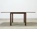 McGuire Organic Modern Rattan and Oak Flip-Top Games Table