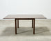 McGuire Organic Modern Rattan and Oak Flip-Top Games Table