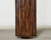 McGuire Organic Modern Rattan and Oak Flip-Top Games Table