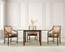 McGuire Organic Modern Rattan and Oak Flip-Top Games Table