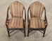 Set of Six McGuire Organic Modern Rattan Cathedral Dining Chairs