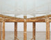 McGuire Organic Modern Octagonal Blonde Bamboo Dining Table