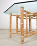 McGuire Organic Modern Octagonal Blonde Bamboo Dining Table