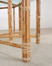McGuire Organic Modern Octagonal Blonde Bamboo Dining Table