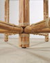 McGuire Organic Modern Octagonal Blonde Bamboo Dining Table