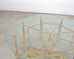 McGuire Organic Modern Octagonal Blonde Bamboo Dining Table