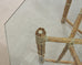 McGuire Organic Modern Octagonal Blonde Bamboo Dining Table