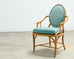 Set of Ten McGuire Organic Modern Rattan Cane Dining Chairs