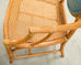 Set of Ten McGuire Organic Modern Rattan Cane Dining Chairs
