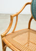 Set of Ten McGuire Organic Modern Rattan Cane Dining Chairs