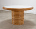 McGuire Organic Modern Rattan Pencil Reed Round Dining Table