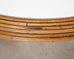McGuire Organic Modern Rattan Pencil Reed Round Dining Table