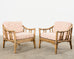 McGuire Organic Modern Rattan Living Room Suite