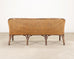 McGuire Organic Modern Rattan Double-Cane Panel Sofa Settee