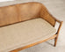McGuire Organic Modern Rattan Double-Cane Panel Sofa Settee