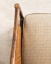 McGuire Organic Modern Rattan Double-Cane Panel Sofa Settee