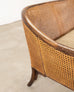 McGuire Organic Modern Rattan Double-Cane Panel Sofa Settee