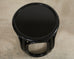 Pair McGuire Lacquered Rattan Taborette Drum Drink Tables