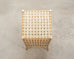 McGuire Antalya Leather Four-Tier Rattan Étagère Plant Stand
