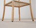 McGuire Antalya Leather Four-Tier Rattan Étagère Plant Stand