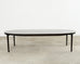 Barbara Barry for McGuire Oval Extension Dining Table 9.5 Ft