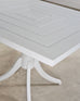 McKinnon and Harris "Maury" Square Aluminum Garden Dining Table