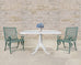 McKinnon and Harris "Maury" Square Aluminum Garden Dining Table