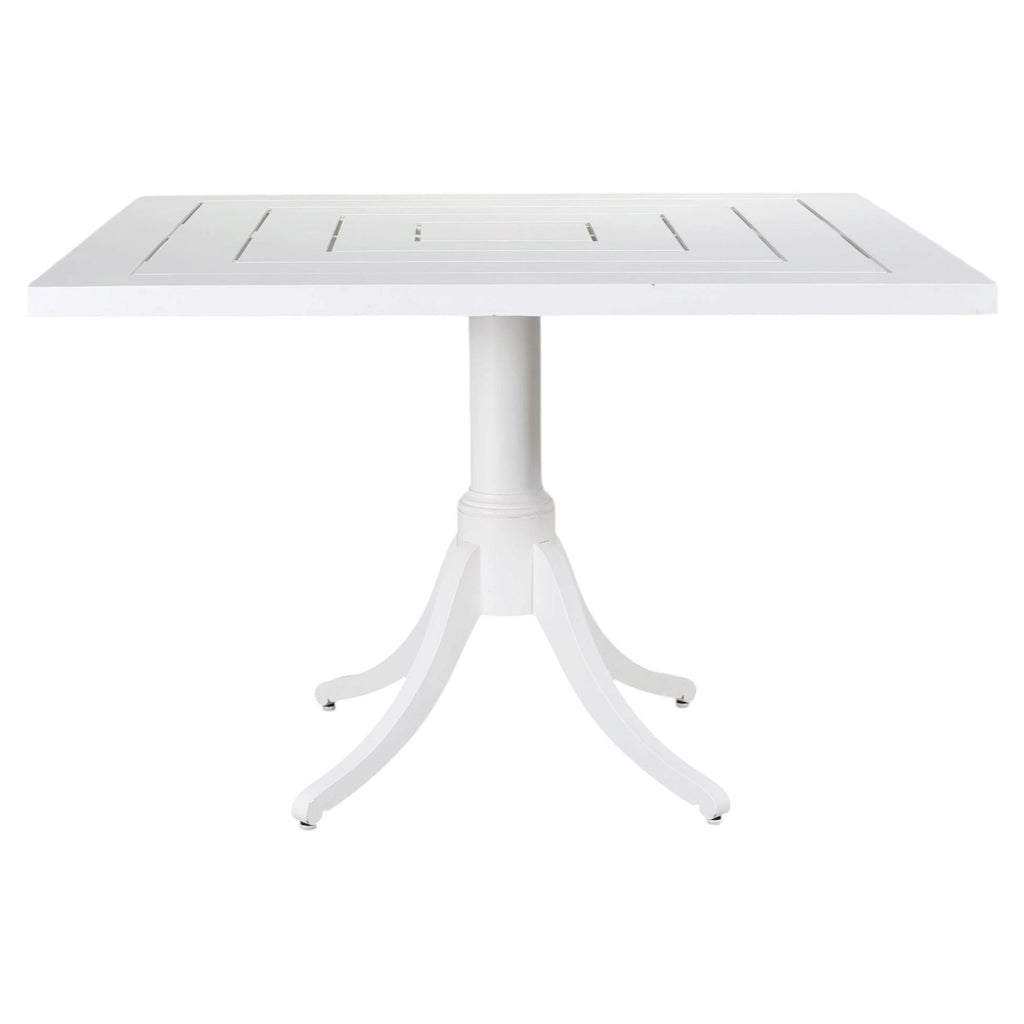 McKinnon and Harris "Maury" Square Aluminum Garden Dining Table