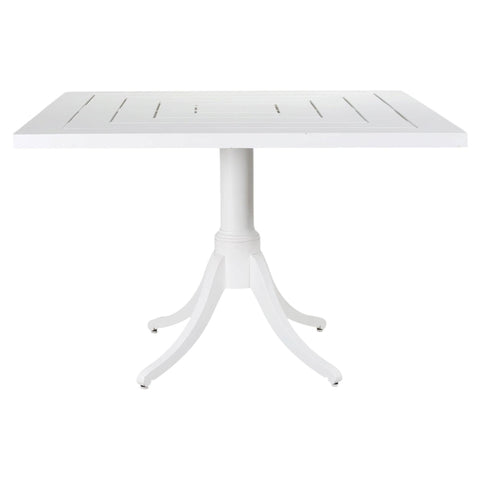 McKinnon and Harris "Maury" Square Aluminum Garden Dining Table