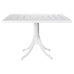 McKinnon and Harris "Maury" Square Aluminum Garden Dining Table