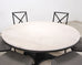 McKinnon and Harris Stone Top Dining Table and Six Dining Chairs