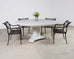 Janus Et Cie Capella Garden Dining Table White 165 CM