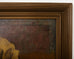 American School Memento Vanitas Still Life Canvas Painting