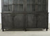Industrial Style Zinc Metal Wrapped Glass Door Bookcase