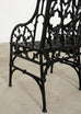 Pair of English Coalbrookdale Style Gothic Garden Armchairs